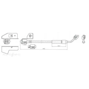 New Genuine PROTEX Hydraulic Hose - Rear #H1865 - Picture 1 of 5