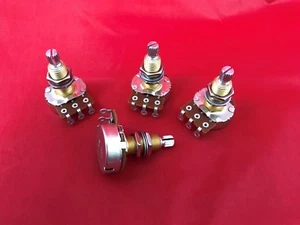 Bourns 500K Gitarre Pro Audio Potis Audio Taper langer Schaft reibungsarm Menge 4 - Bild 1 von 6