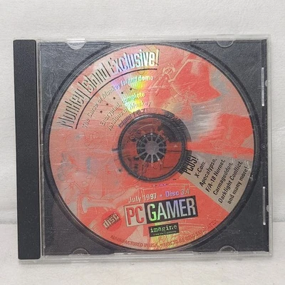 PC Gamer Disc 3.4 July 1997 Demo Monkey Island Carmageddon Monkey Island X-Com - Image 1 of 3