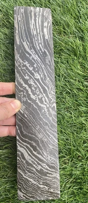 14*2 'handmade damascus steel High quality Twist blank billet for knifemaking - Image 1 of 4