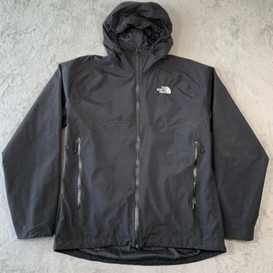 The North Face Jacket Mens Large Black Dryvent Waterproof Rain Coat Vented Dry - Picture 1 of 17