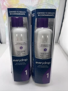 2 Lot EveryDrop Refrigerator Ice and Water Filter Purple PUR 1 Pack (2 Filters) - Picture 1 of 9