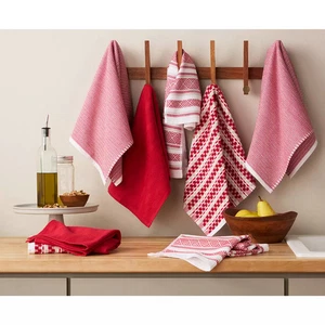 KitchenAid Printed Kitchen Towels Set 8 Pack in 3 Colours - Picture 1 of 21