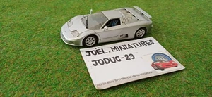 BUGATTI EB110 S 1992 gris silver o 1/43 REVELL plastique 08503 voiture miniature - Picture 1 of 6
