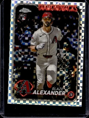 2024 Topps Chrome Update Blaze Alexander RC X-Fractor Rookie #USC53 Diamondbacks - Image 1 of 2
