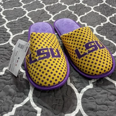 Zapatillas para mujer amarillas/púrpura NCAA LSU Tigers de FOCO talla XL Foto 1 de 4