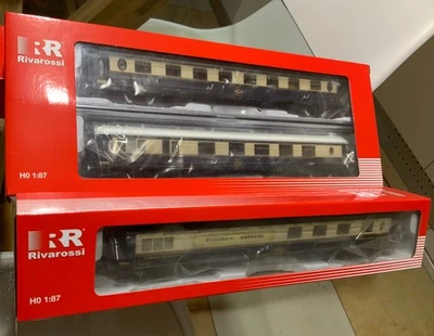 Rivarossi HR4322 e 4320, Venice Simplon Orient Express, HO, DSS, illuminate. - Immagine 1 di 2