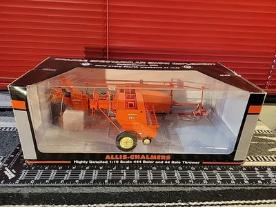 Allis Chalmers 444 Baler w/44 Thrower 1/16 Diecast Implement Replica by SpecCast - Image 1 of 4