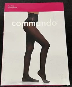 Sexy transparente Strumpfhose " Commando". Größe S. Neu in original versiegeltem Kunststoff. 1 Paar. - Bild 1 von 2