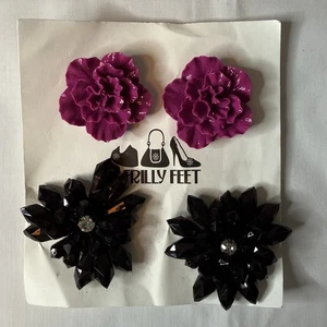 Rüschenfüße 2 Paar magnetische Schuh- oder Geldbeutelclips - Bild 1 von 4