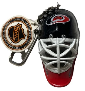 Vintage NHL Carolina Hurricanes Goalie Mask Keychain NOS w/tag - Picture 1 of 3