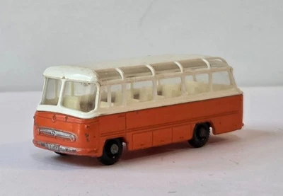 Vintage 1965 Lesney Matchbox #68 Mercedes Coach-Orange Bus Made in England - Image 1 of 4