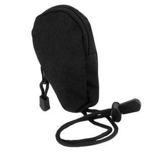 Outdoor Coin Wallet Travel Nylon Change Purse Key Pouch with Built-in Ring - Picture 1 of 18