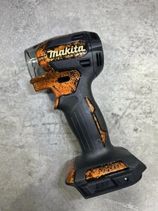 Carcasa Makita TD173D Personalizada Pintura Envolvente Caramelo Naranja Dorado Logo Driver Case - Imagen 1 de 5