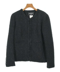 CHANEL Collarless Jackets Black 48(Approx. XXL) 2200609803011 - Picture 1 of 10