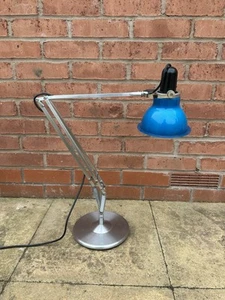 Anglepoise Type 1228 Adjustable Blue Desk Lamp - Picture 1 of 20
