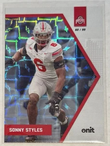 Sonny Styles 2025 Onit Platinum Parallel 60/99 Ohio State Buckeyes Football - Picture 1 of 2