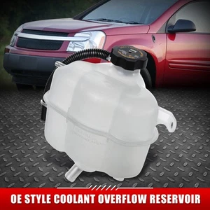 FOR 06-09 EQUINOX TORRENT 3.4/3.6L RADIATOR COOLANT OVERFLOW RESERVOIR TANK+CAP - Picture 1 of 5