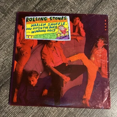 THE ROLLING STONES LP Dirty Work 1986  RSR OC40250 RED SHRINK  & HYPE - Image 1 of 4