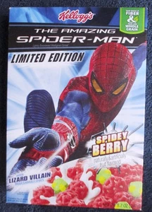Kellogg's AMAZING SPIDER-MAN Limited Edition SPIDEY BERRY CEREAL empty box 2012 - Bild 1 von 9
