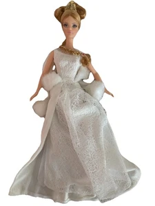 2003 Mattel Holiday Visions Barbie Winter Fantasy Doll - Picture 1 of 5