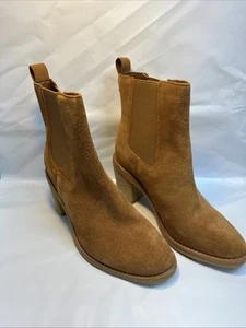 Lauren Ralph Lauren Marianna Damen-Chelsea-Boots mit Blockabsatz Größe US 6B braun - Bild 1 von 16