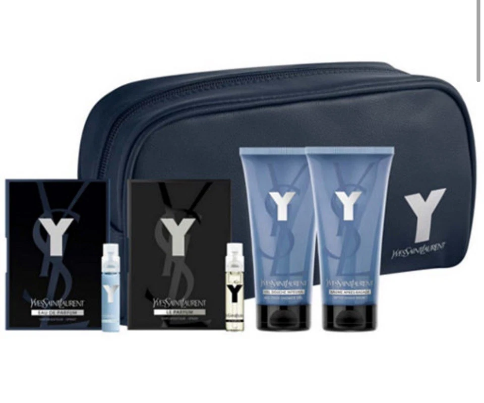 Yves Saint Laurent Juego de Regalo para Hombre Bolsa Eau de Parfum Gel de Ducha Después del Afeitado Foto 1 de 1