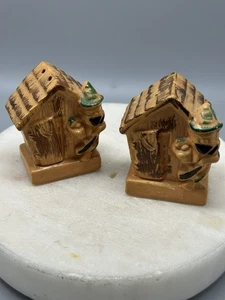 Vintage Crown-Art Cermics Salt @ Pepper Sakers Made In Nagoya Japan - Picture 1 of 4