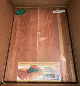 John Boos & Co. Reversible Cherry Cutting Board w/ Grips - 20x15x1.5 NEW - Picture 1 of 7
