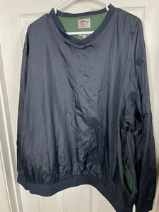 Callaway Golf Windbreaker Mens XL Blue Pullover HX Ripstop Nylon Long Sleeve - Picture 1 of 7