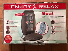 Seat Enjoy & Relax Sedile per Massaggio Shiatsu, Grigio