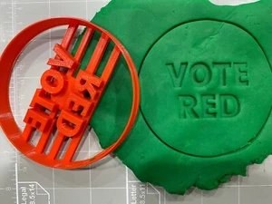 Vote Rot Ausstecher - Bild 1 von 3