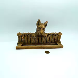 Guinzaglio da bar da parete vintage Scottie Dog Scottish Terrier - Foto 1 di 7
