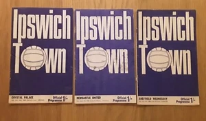 Ipswich Town 1969/70 Selection of Home League Programmes from menu - Picture 1 of 4