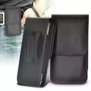 Black Belt Clip Pouch Holster Vertical Magnetic Phone Case Cover Holder 2025 - Picture 1 of 5