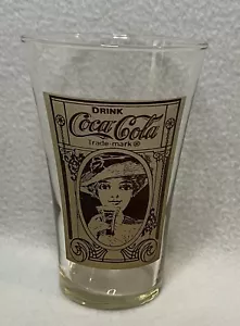 Vintage Coca Cola Coke Victorian Lady The Archives Flared Glass - Picture 1 of 2