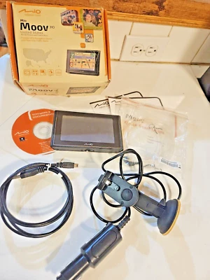Mio Moov 310 US 4.3" Portable Gps Navigation Device US and Puerto Rico - Image 1 of 4