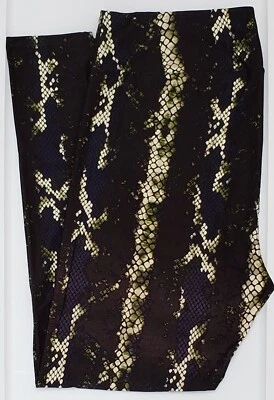 TC LuLaRoe Leggings Altos y Curvilíneos Lindo Serpiente Piel de Reptil Estampado Piel de Serpiente NUEVO CON ETIQUETAS P13 Foto 1 de 4