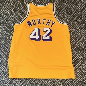 Big Game JAMES WORTHY Signed Autograph Custom NBA LA LOS ANGELES LAKERS JERSEY - Picture 1 of 3