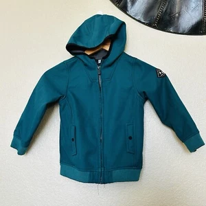 Mayoral Kids Jacket Dark Teal 110 Cm 5 Years Boys Girls Hooded - Picture 1 of 3