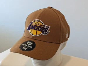 NBA Los Angeles Lakers Hat Ultra Game Strap back Brown NWT OSFA Basketball - Picture 1 of 14