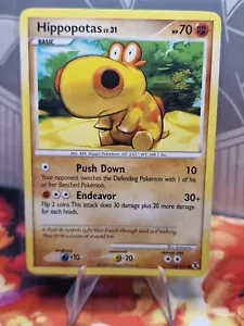 Pokémon TCG Hippopotas Rising Rivals 64 Regular Common - Picture 1 of 2
