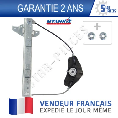 STARKIT PERFORMANCE LEVE-VITRE ELECTRIQUE ARRIÈRE GAUCHE SANS MOTEUR PEUGEOT 407 04-11 BERLINE + SW