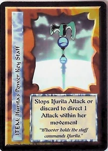Ani-Mayhem CCG Ifurita's Power Key Staff - Set Zero - Imagen 1 de 2