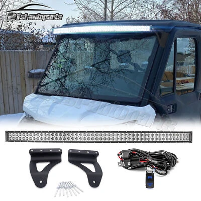 Kit de soporte de techo barra de luz LED de 52"" para jaula Pro-Am Defender 16-25 Pro-Fit 2016+ Foto 1 de 4