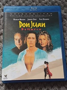 Don Juan DeMarco (Blu-ray, 1995) French import Very good Disc great Eng Lang - Picture 1 of 3