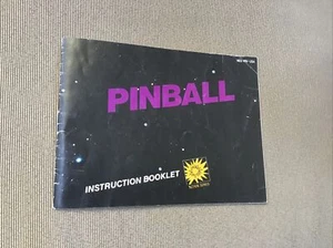 Vintage 1985 PINBALL Nintendo NES Game Original Instruction Manual Booklet *ONLY - Picture 1 of 5