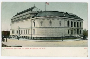 Antigua postal Washington DC Corcoran Gallery of Arts sin dividir sin publicar - Imagen 1 de 2