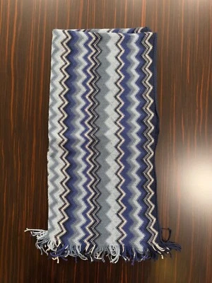 Missoni Hombre Bufanda Rayas Azul Foto 1 de 4