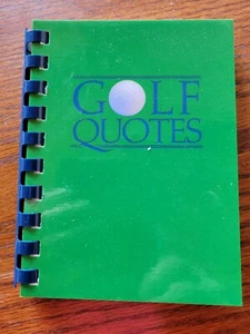 Golf Quotes Sports Spiral Book from Great Quotations Inc 1984 - Bild 1 von 4
